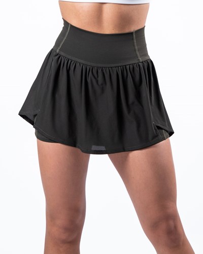 Alphalete 4-Way Stretch Skirt Siva | 798-LQDHZC