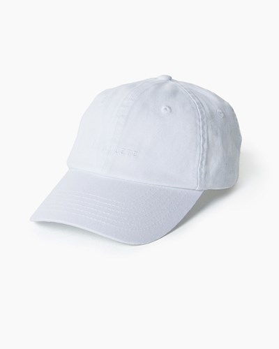 Alphalete Adjustable Cap Biele | 493-GDKPQA