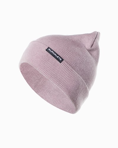 Alphalete Bavlnene Knit Beanie Nachový | 086-YTKNPU