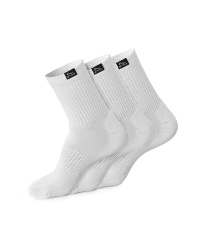 Alphalete Crew Sock Biele | 032-AKTNHO