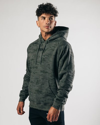 Alphalete Fitted Performance Hoodie Zelene | 847-POCKWL