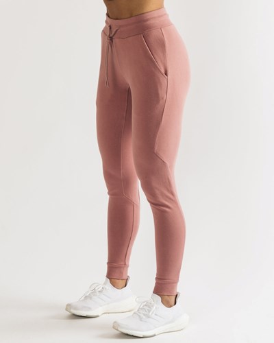 Alphalete Fitted Single-Brushed 29" Jogger Cranberry Ice | 890-VHAZSE