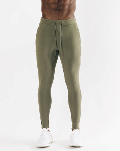 Alphalete Fitted Single-Brushed 30" Jogger Svetlo Olivovo Zelená | 928-LEKJID