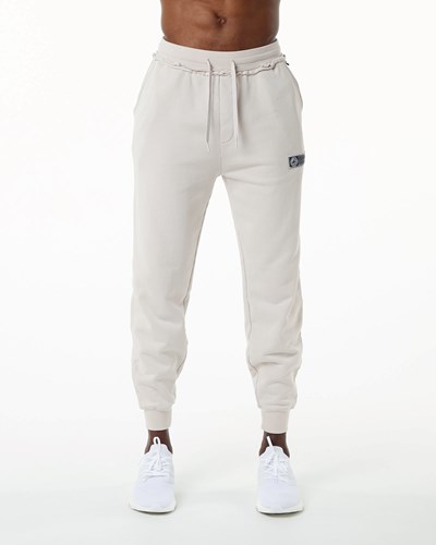 Alphalete Heavyweight Washed Terry Jogger Moonstone | 374-BYMIHE