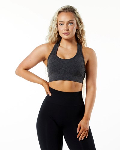 Alphalete High-Impact Seamless Sports Bra Siva | 541-ZEGUMX