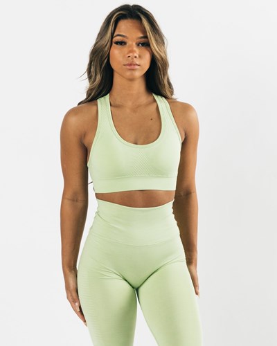 Alphalete High-Impact Seamless Sports Bra Frozen Spring | 782-NXWOPA