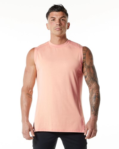 Alphalete High-Neck Premium Tank Koralove | 816-TQKERX