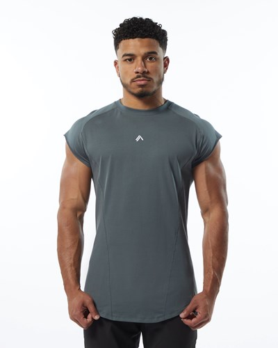 Alphalete High Performance Bez Rukavov Tee Siva | 157-ZLOUJE