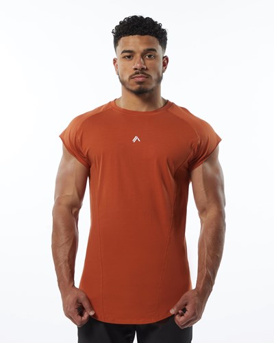 Alphalete High Performance Bez Rukavov Tee Sour Tangerine | 598-IEOTSM