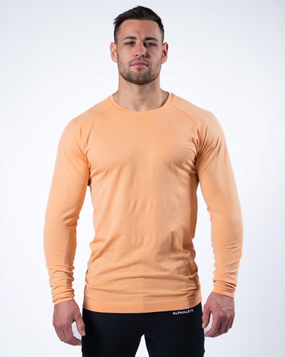 Alphalete High Performance Seamless Long Sleeve Tee Koralove | 619-UXGSLW