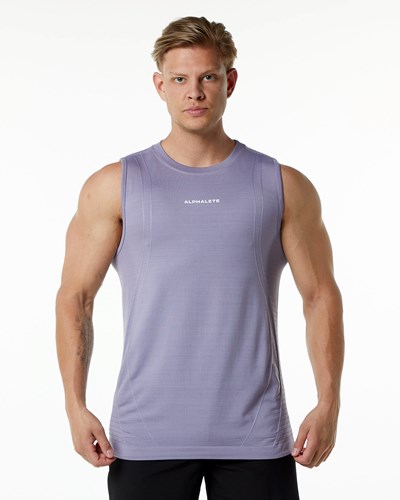 Alphalete High Performance Seamless Tank Lavendel | 268-DZYMWC