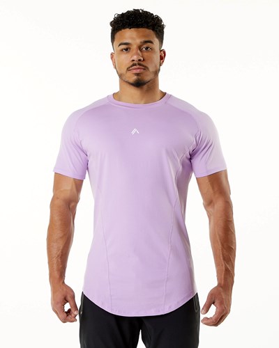 Alphalete High Performance Tee Lavendel | 836-KYUWVG