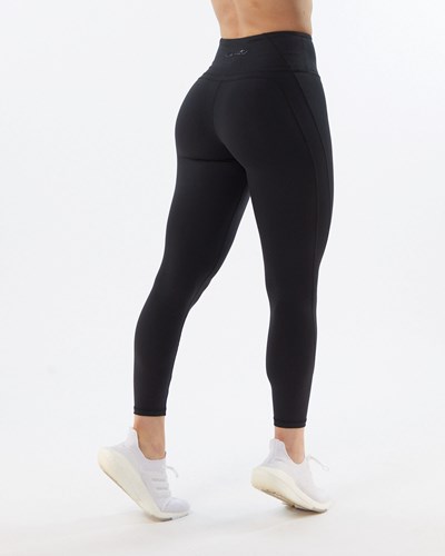 Alphalete High-Waisted Medium Compression 25" legging Blackout | 162-ANWCER