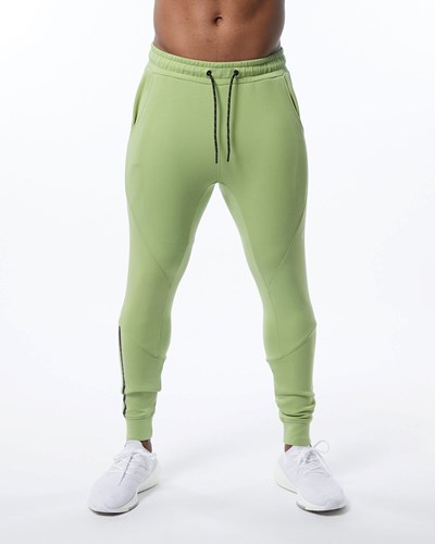 Alphalete Interlock Knit Cuffed Jogger Svetlo Zelene | 237-ESPXIH