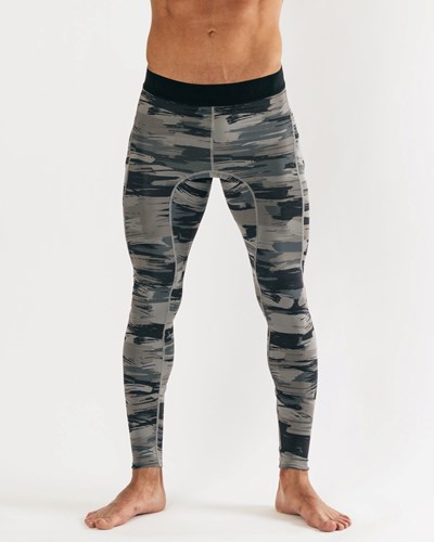 Alphalete Performance High-Compression Tréningová Tight Čierne Maskacove | 670-SIBOQU