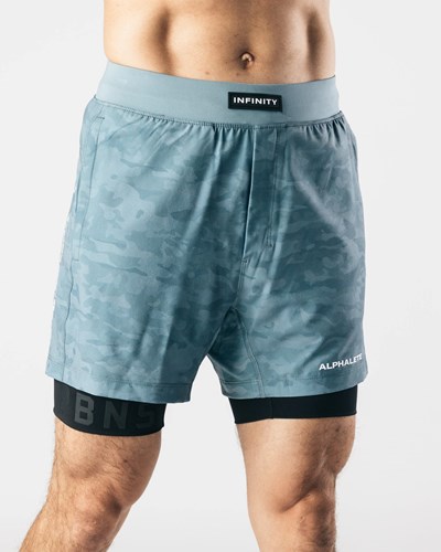 Alphalete Podsite Woven 4-Way Stretch 5" Kratke Sea Level | 105-GPAXCI