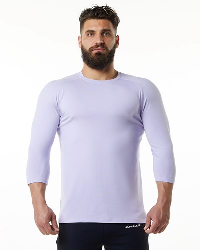 Alphalete Premium 3/4 Sleeve Tee Lilac Haze | 284-LERXAH