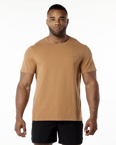 Alphalete Relaxed Fit Tee Rust | 750-YCAENG