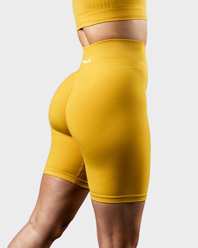 Alphalete Seamless Scrunch 7.5" Kratke Golden Hour | 953-IORLSD