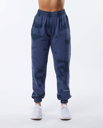 Alphalete Washed 30" Fleece Jogger Moonlight | 623-CKLABM