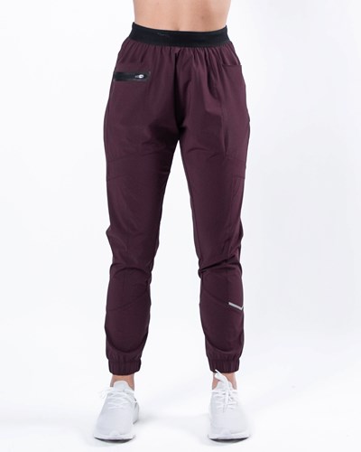 Alphalete Woven 4-Way Stretch 28" Pant Bordove | 749-SHVNOY