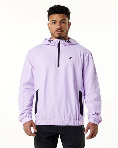 Alphalete Woven Performance Jacket Lavendel | 905-CYPOAD