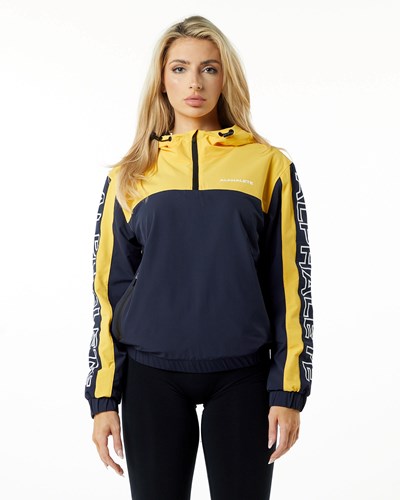 Alphalete Woven Performance Jacket Žlté | 572-ZKNSJW