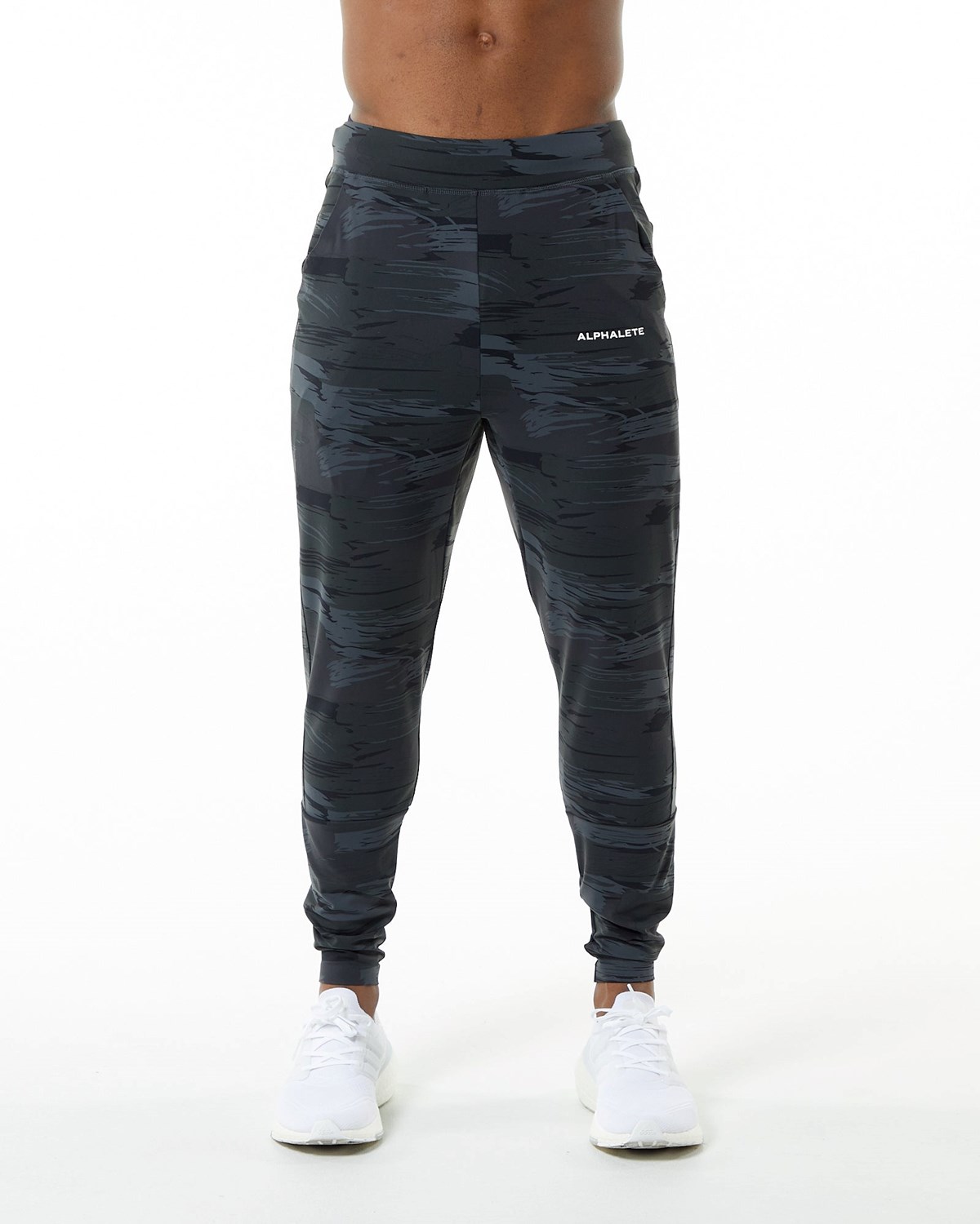 Alphalete 4-Way Stretch Jogger Čierne Maskacove | 756-DBEAGO