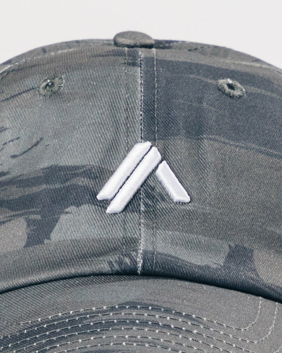 Alphalete Adjustable Cap Siva Maskacove | 643-RBENTD