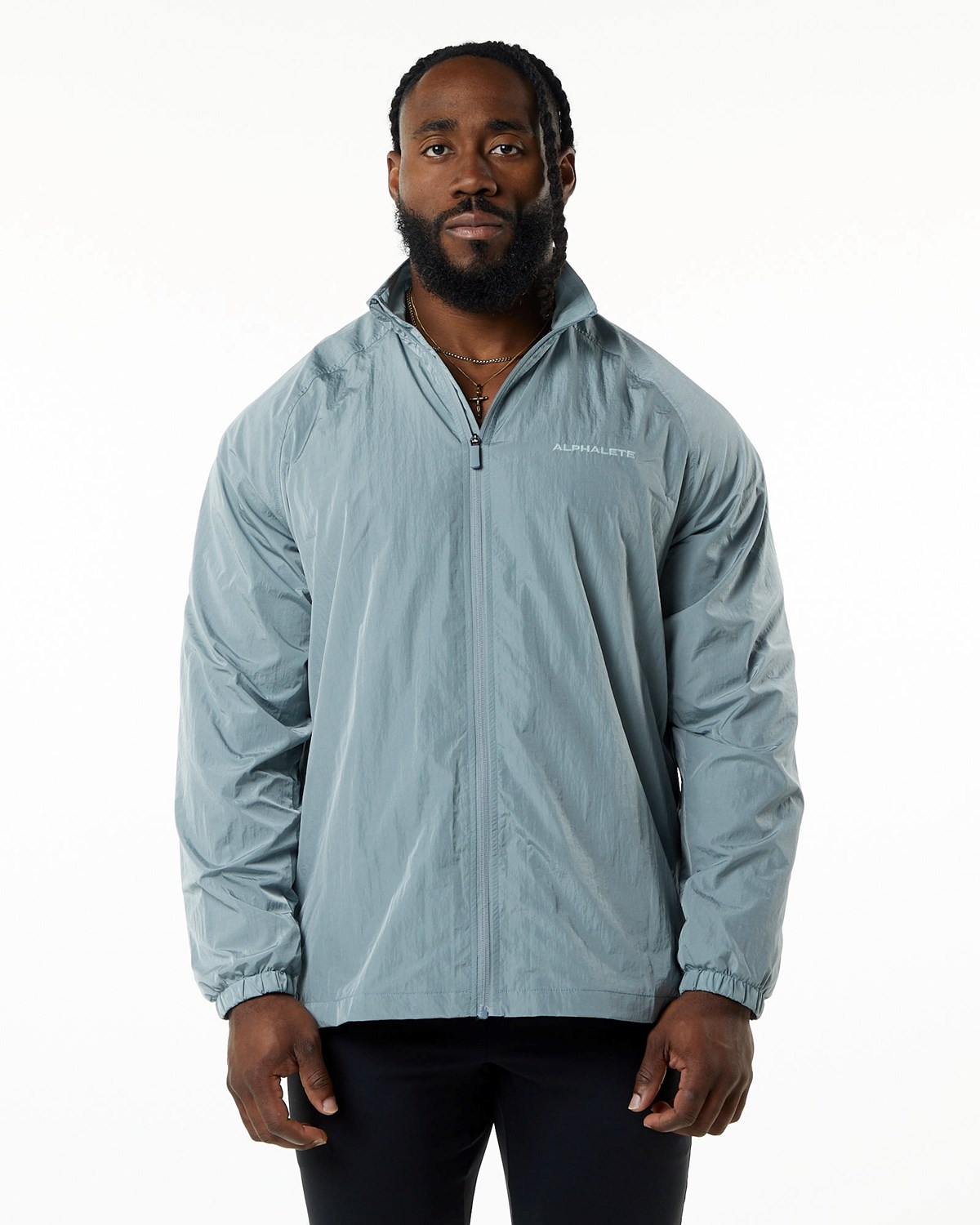 Alphalete All-Purpose Jacket Modre | 690-QZTBRS