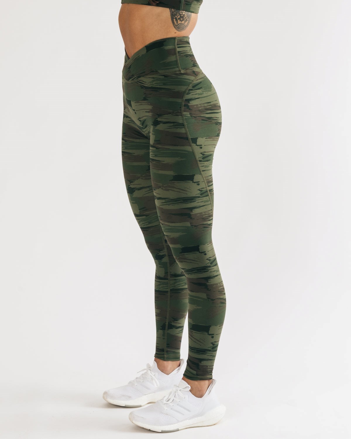 Alphalete All-Purpose Legging Olivovo Zelená Maskacove | 035-FSBZEW