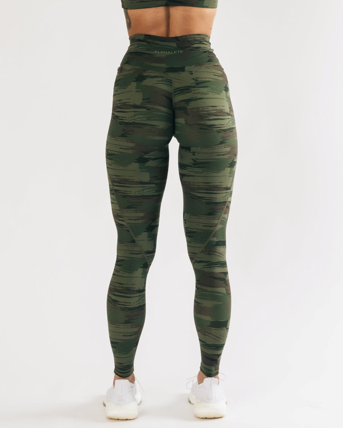 Alphalete All-Purpose Legging Olivovo Zelená Maskacove | 035-FSBZEW