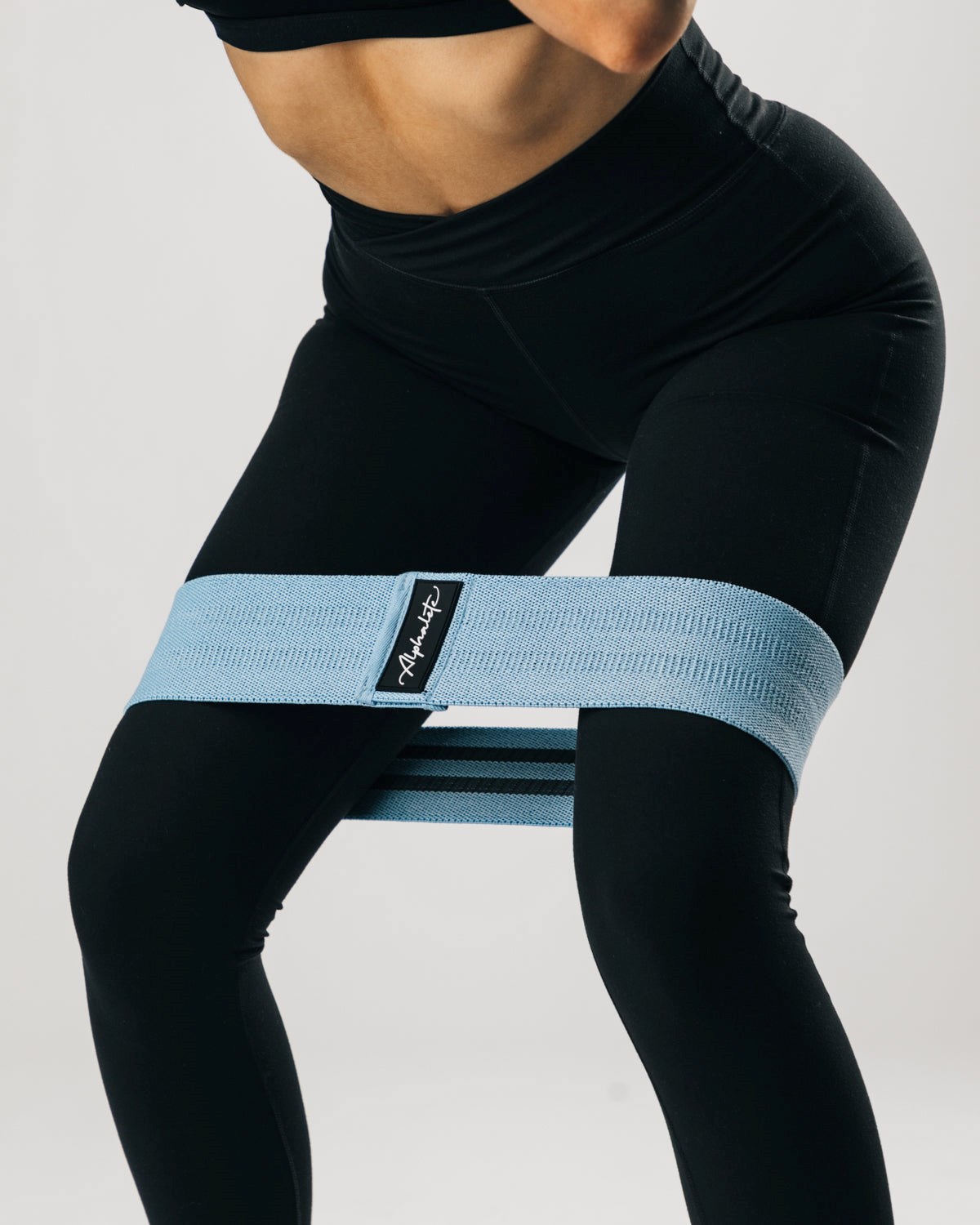 Alphalete Alphalete Glute Band Svetlo Modre | 236-PMNBVD