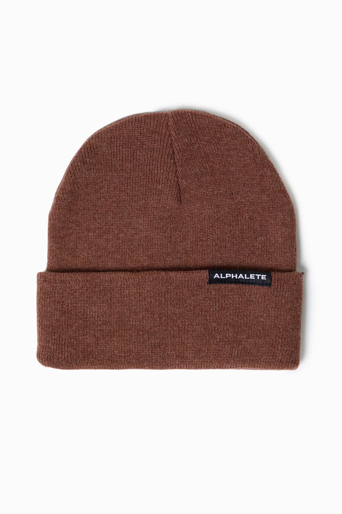 Alphalete Bavlnene Knit Beanie Bourdeaux | 078-ZFNKWP