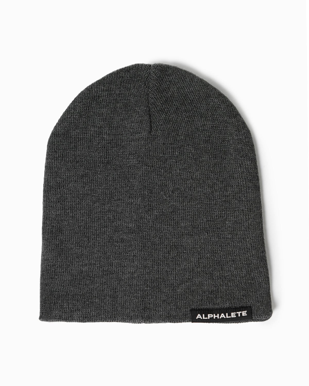 Alphalete Bavlnene Knit Beanie Charcoal | 127-CVROAN