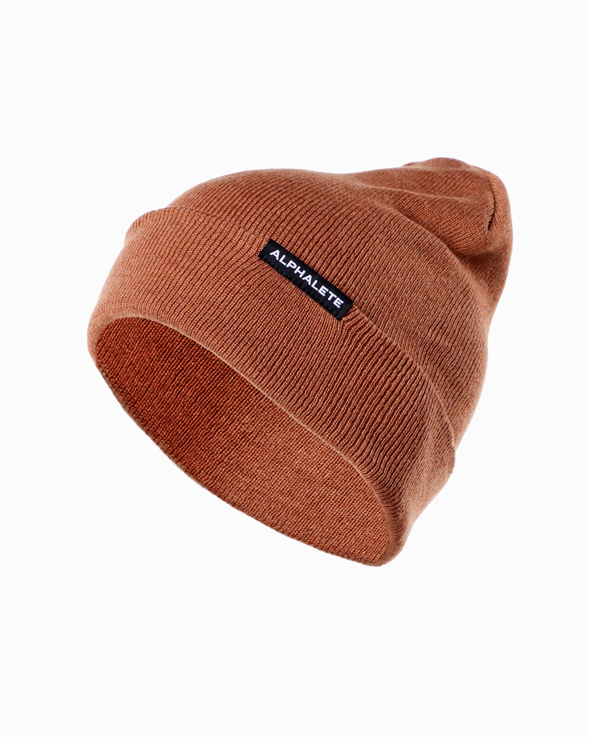 Alphalete Bavlnene Knit Beanie Clay | 035-ZOYSRC