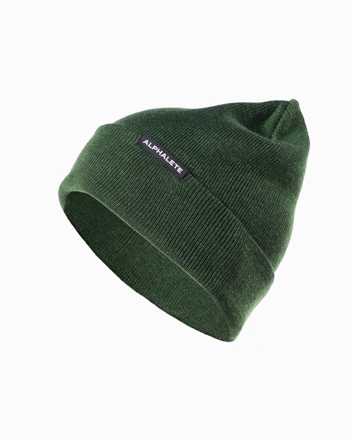 Alphalete Bavlnene Knit Beanie Wild Sage | 749-CZUKPJ