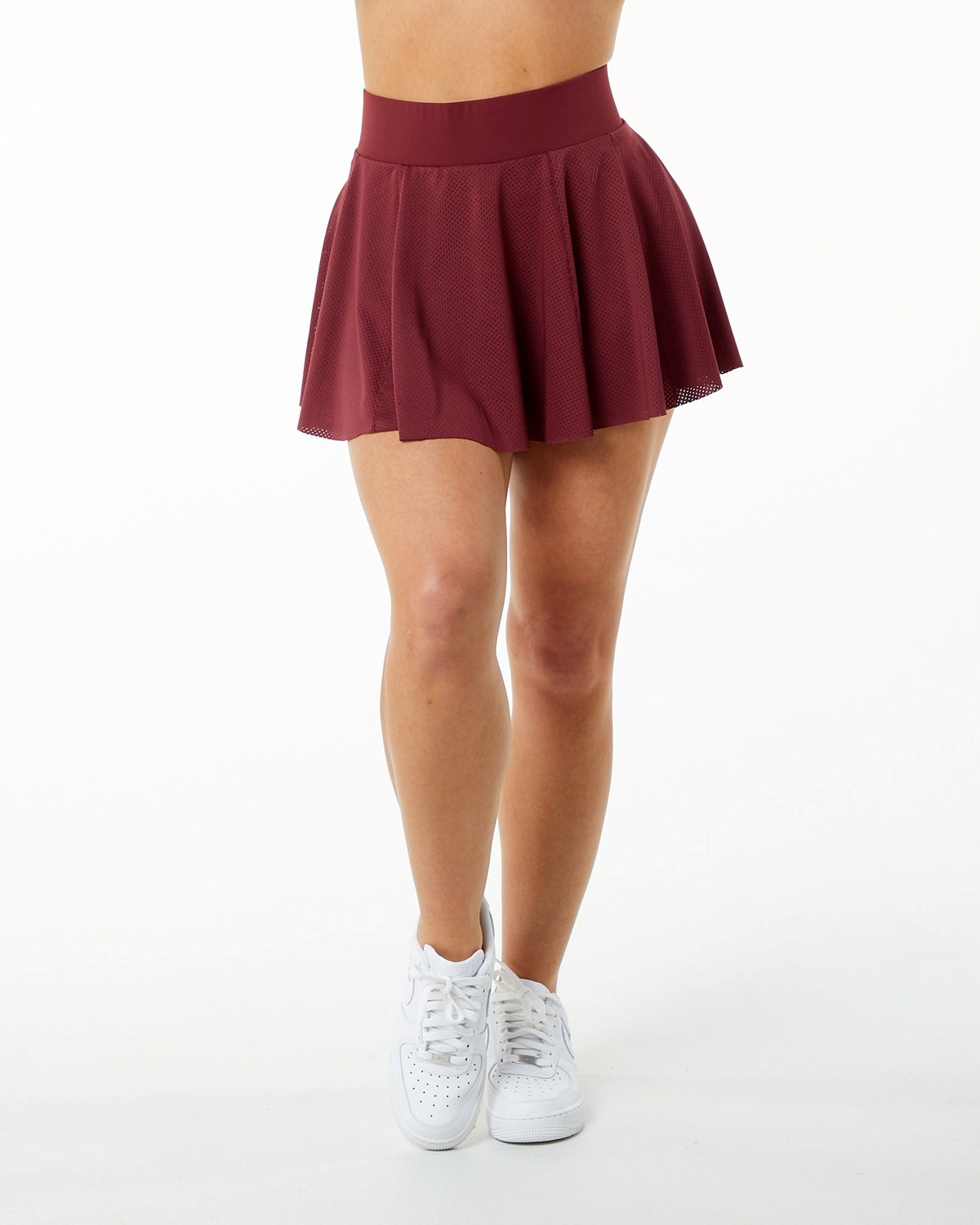 Alphalete Compression Podsite Mesh Skirt Crimson | 967-ETXDBN