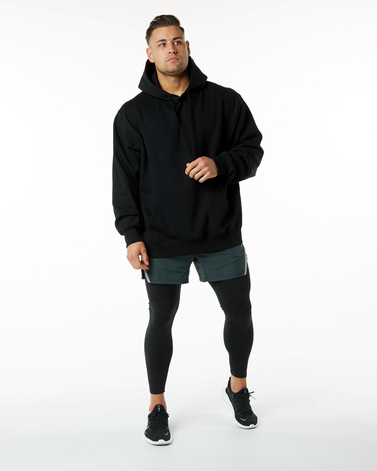 Alphalete Compression Podsite Woven Tréningová Kratke Zelene | 468-VKSBCA