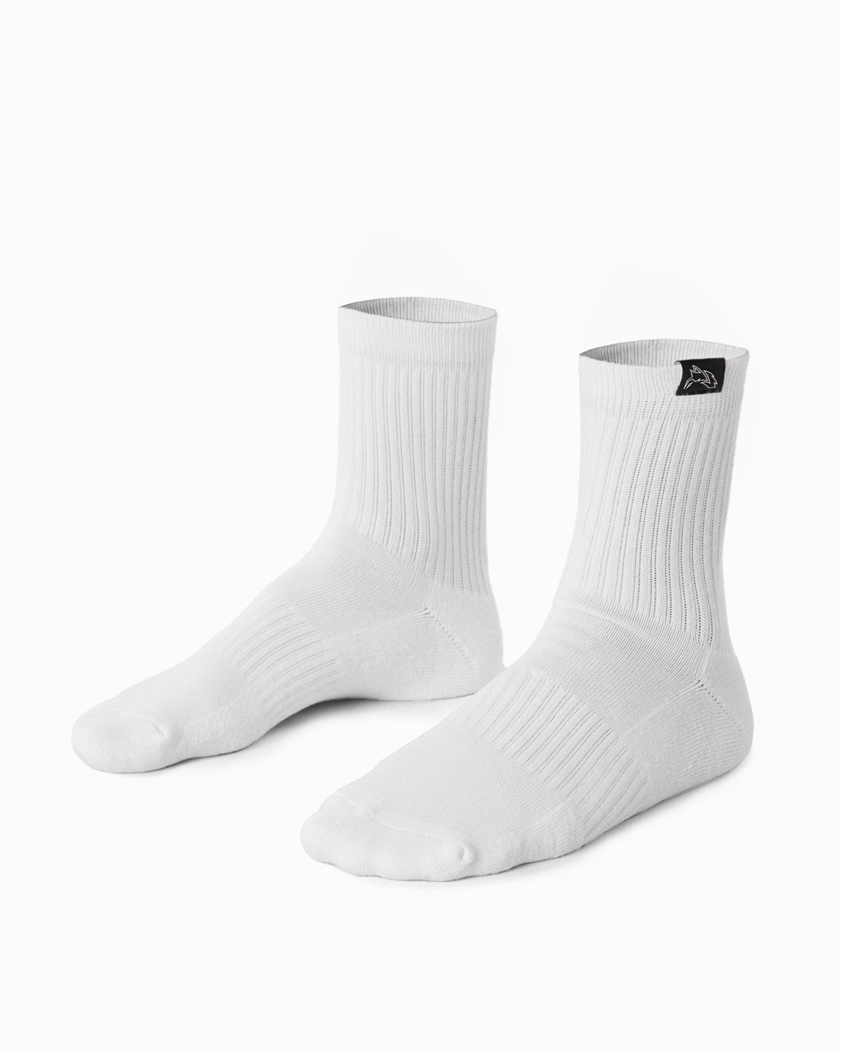 Alphalete Crew Sock Biele | 032-AKTNHO