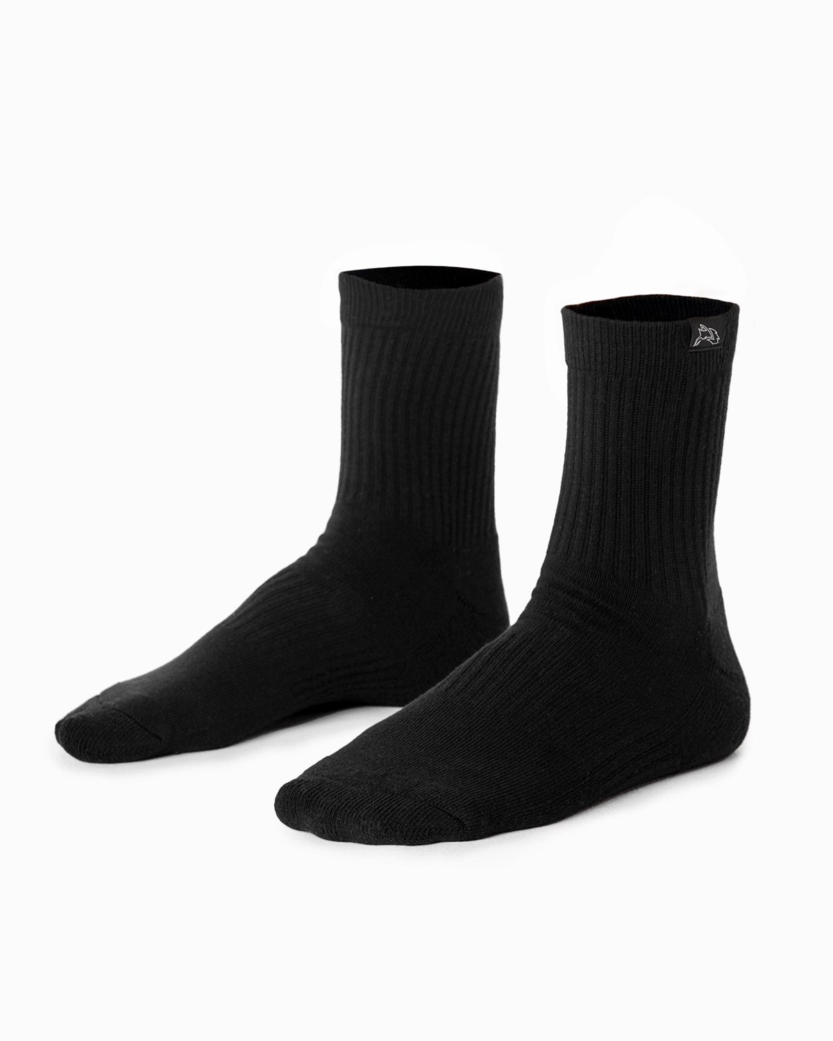 Alphalete Crew Sock Čierne | 905-CTYPWQ