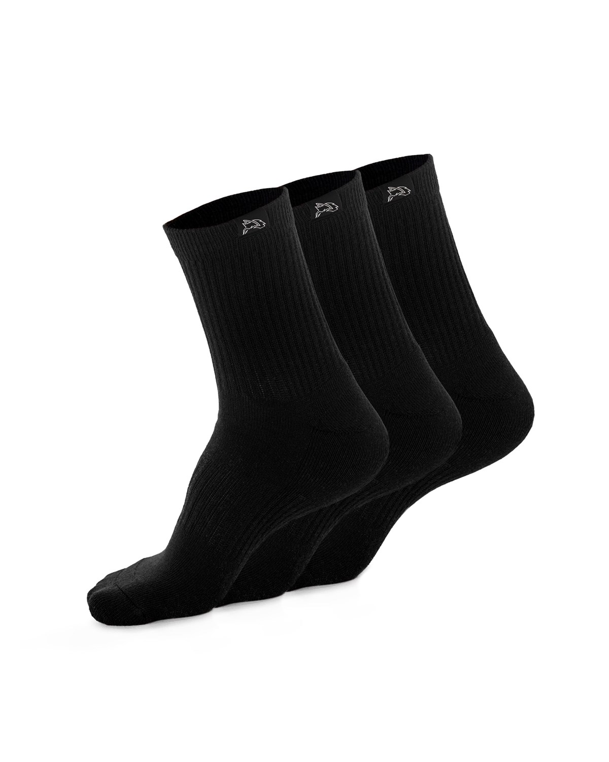 Alphalete Crew Sock Čierne | 905-CTYPWQ