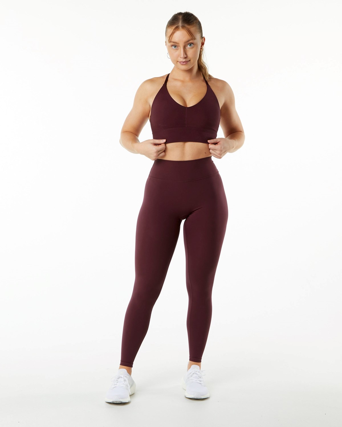 Alphalete Double Brushed All-Purpose Legging Čierne | 247-IOEPTL