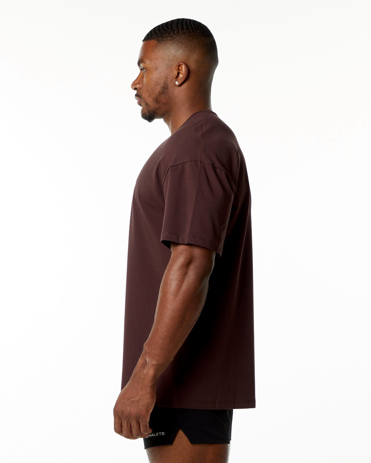 Alphalete Drop Shoulder Tee Bordove | 902-YPNZFS