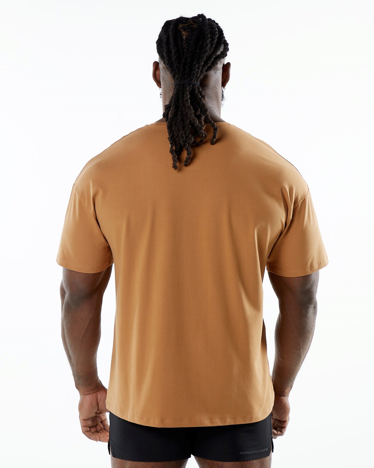 Alphalete Drop Shoulder Tee Rust | 475-DBIYQU