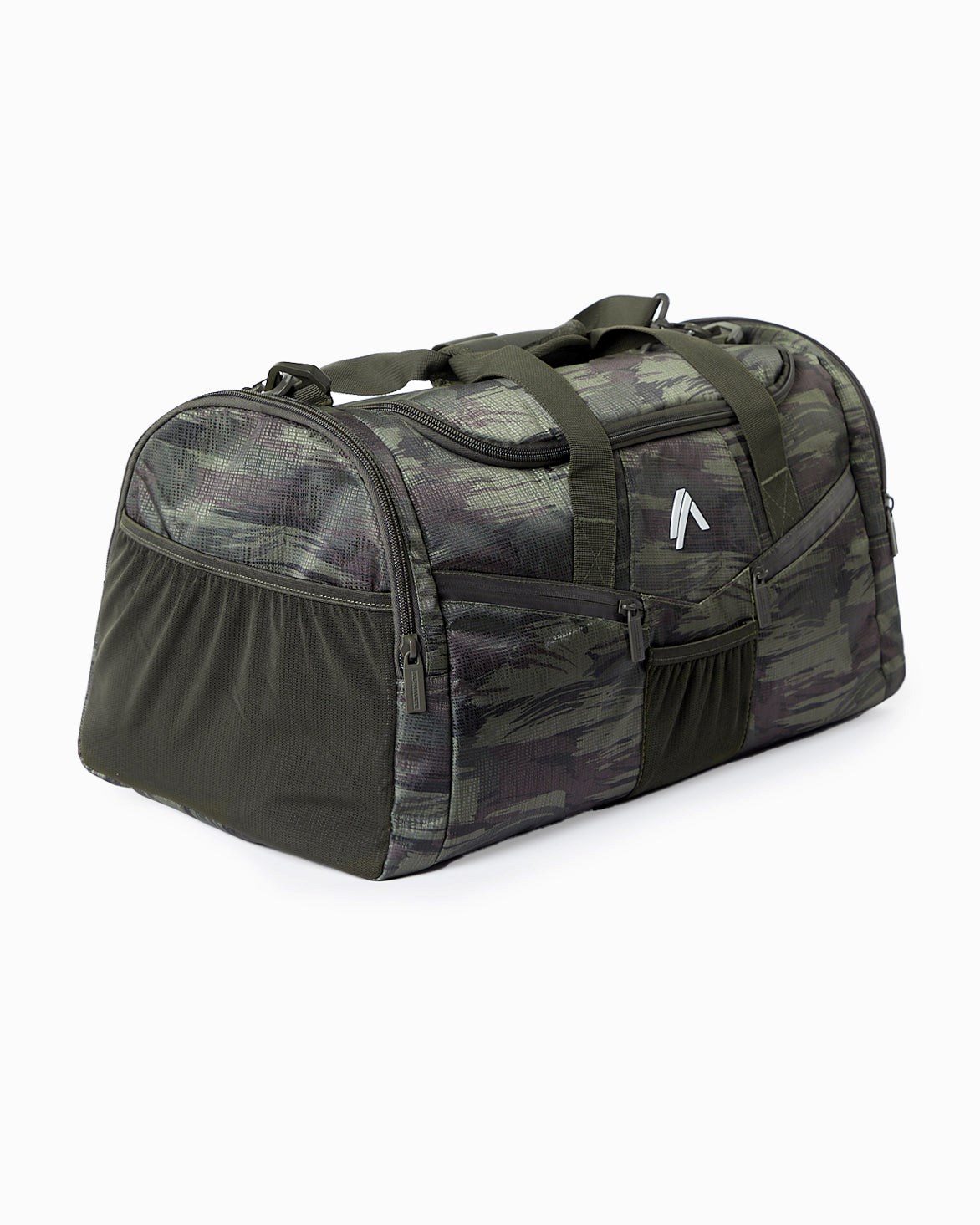 Alphalete Duffel Bag Olivovo Zelená Maskacove | 203-FNUTVZ