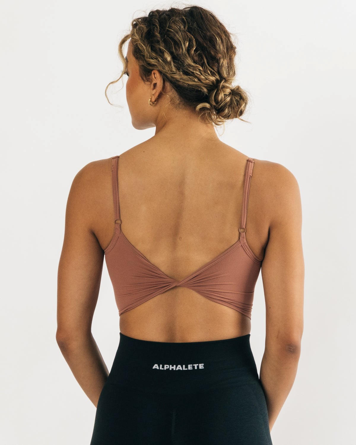 Alphalete Fitted Cropped Tank Blush | 069-BPKMXR