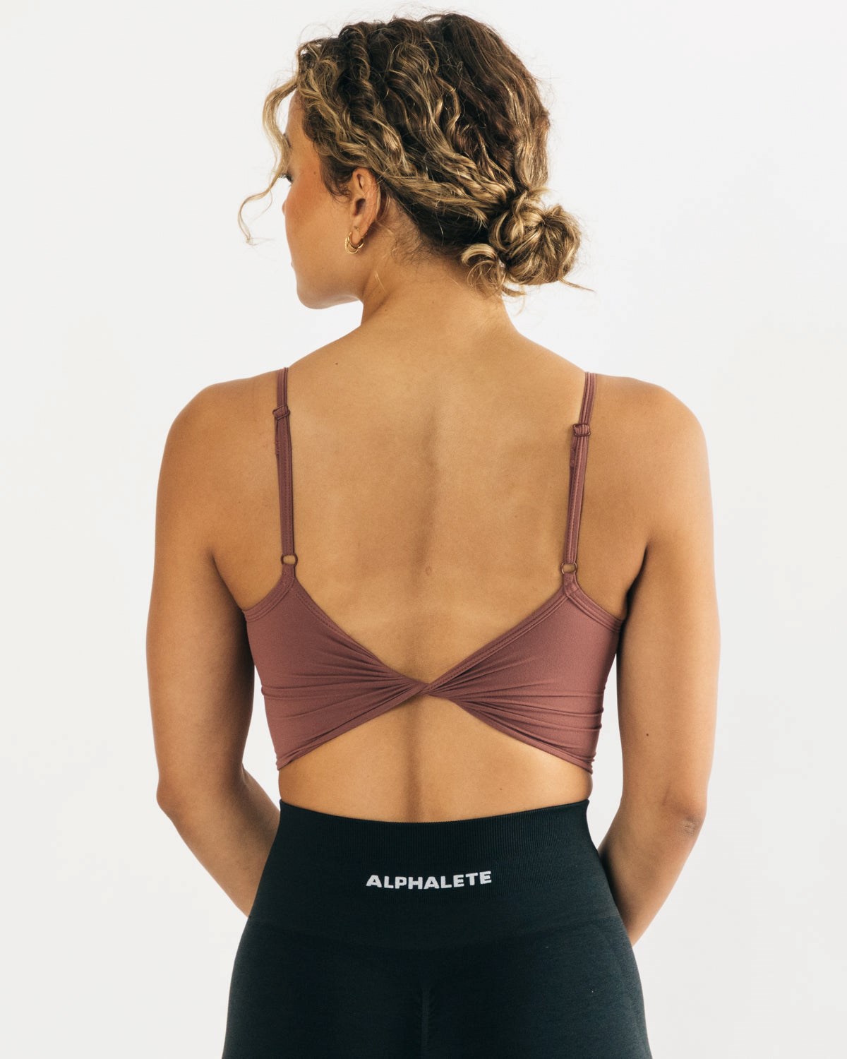 Alphalete Fitted Cropped Tank Mauve | 154-DYWHAP