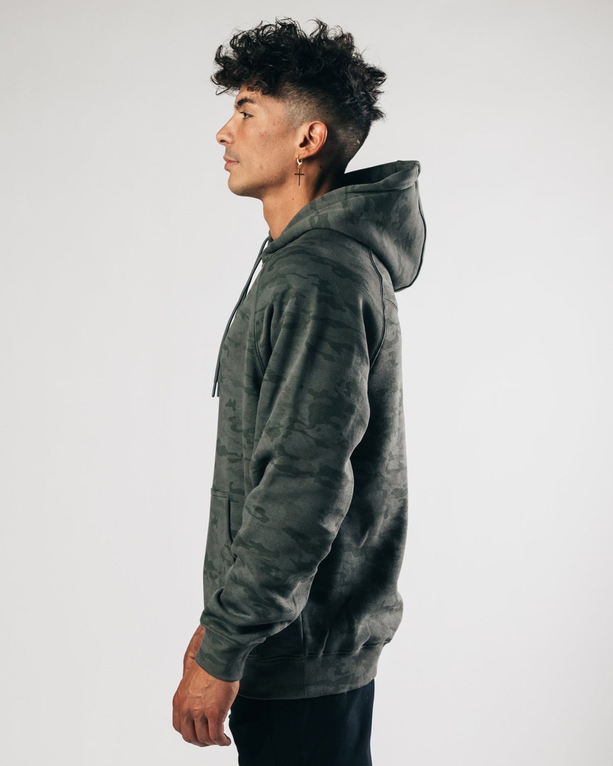 Alphalete Fitted Performance Hoodie Zelene | 847-POCKWL