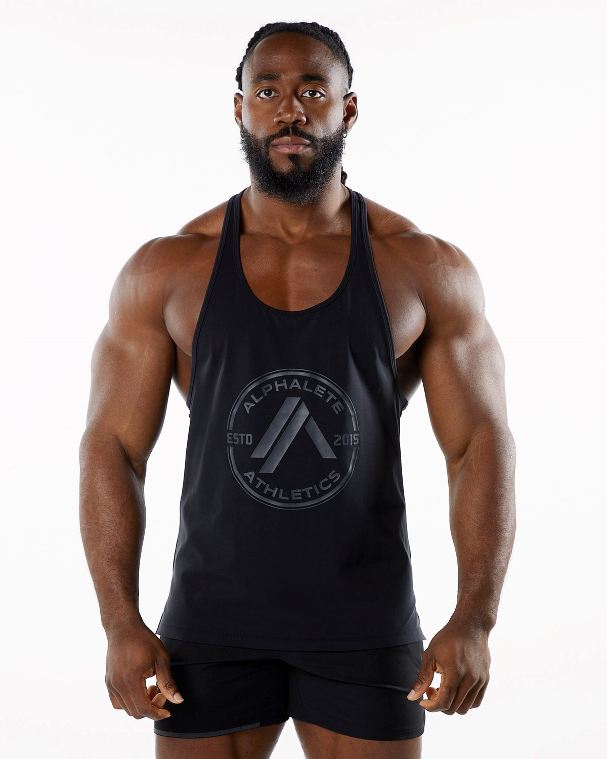 Alphalete Fitted Performance Stringer Blackout | 209-SGPZEY